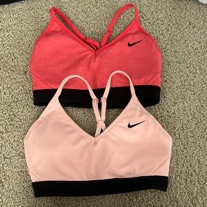 2 Nike Sports Bras Size Small